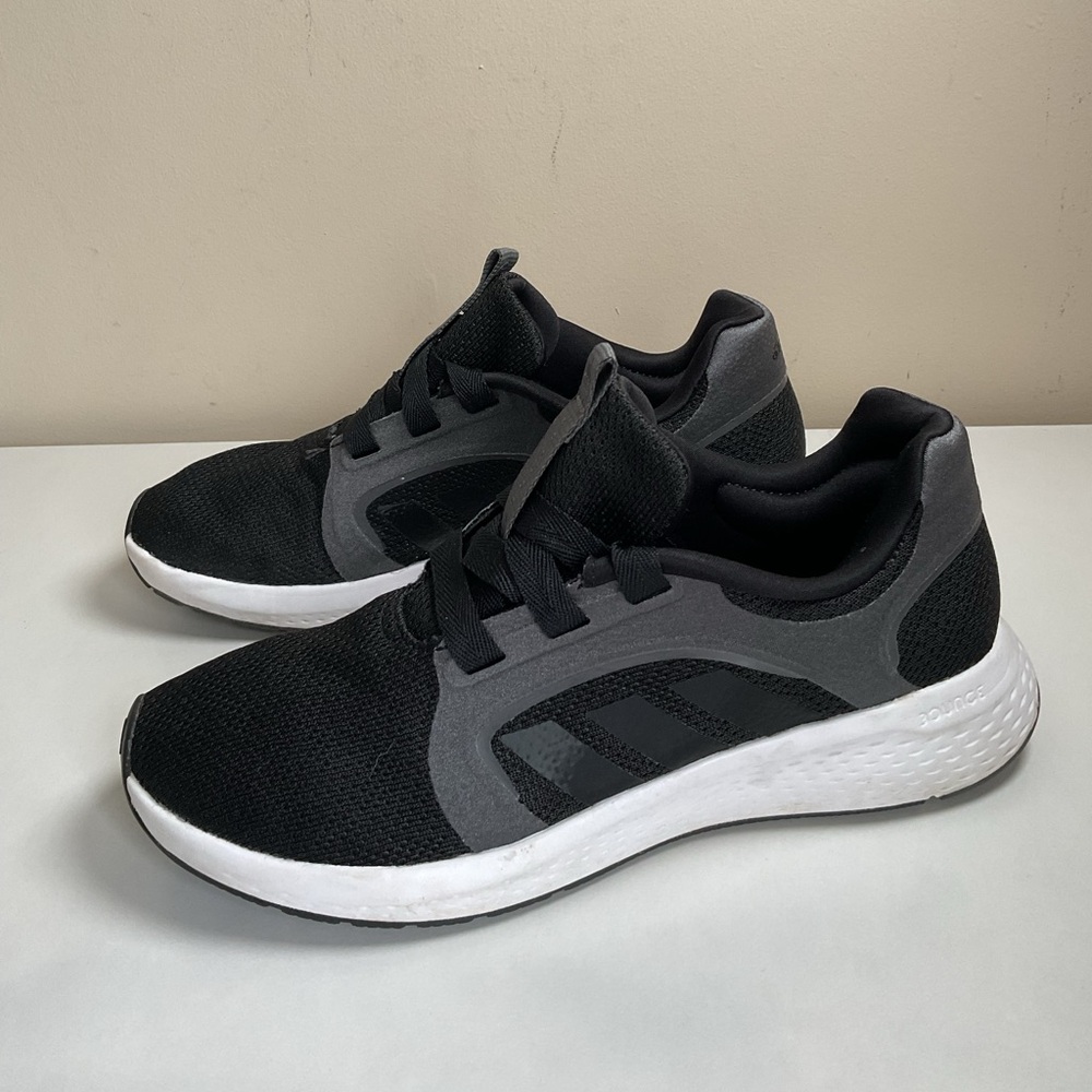 Adidas Runfalcon Running Shoes Men 8 Black Athletic Sneakers Comfort Lightweight